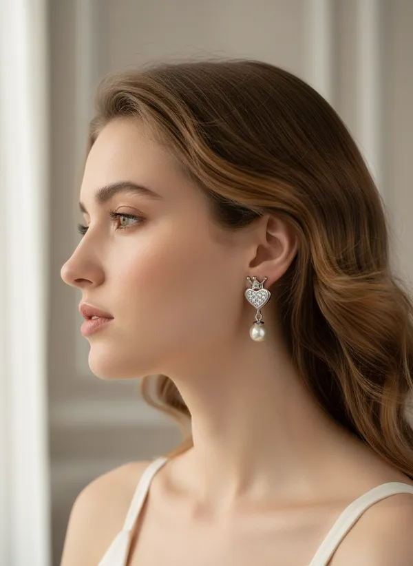 Crown_Heart_Pearl_Drop_Earrings_925_Sterling_Silver